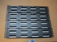 LOT OF 4 PANDUIT 32 PORT CAT5 PATCH PANELS