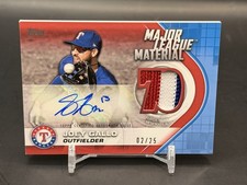 2021 Topps Update Series Major League Material Autographs Joey Gallo #MLMA-JG