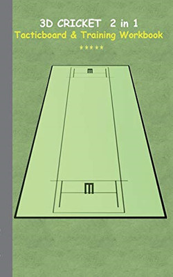 3D Cricket 2 in 1 Tacticboard and Training Book: Tactic -  NEW Theo Von Taane 20