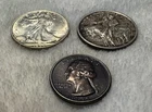 1937 Walking Liberty Half $, 1935 Washington Qtr, 1925 Stone Mountain Half $