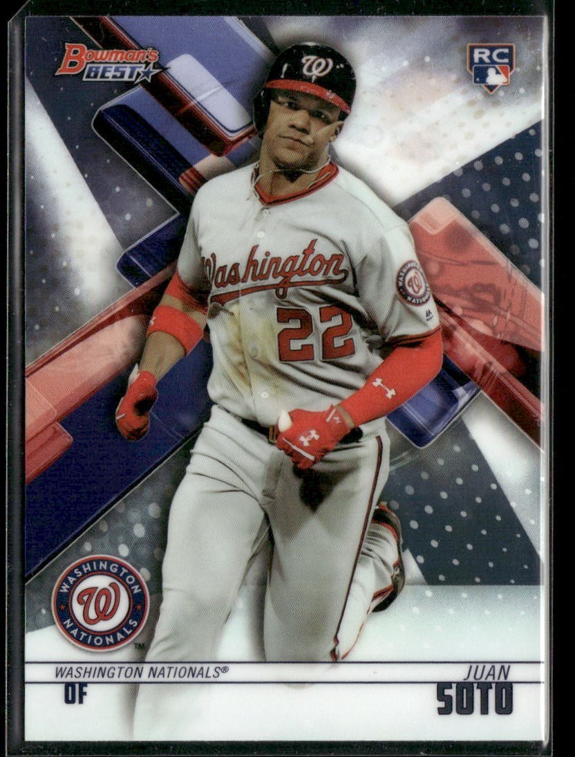 2018 Bowman's Best Baseball Juan Soto RC #29
