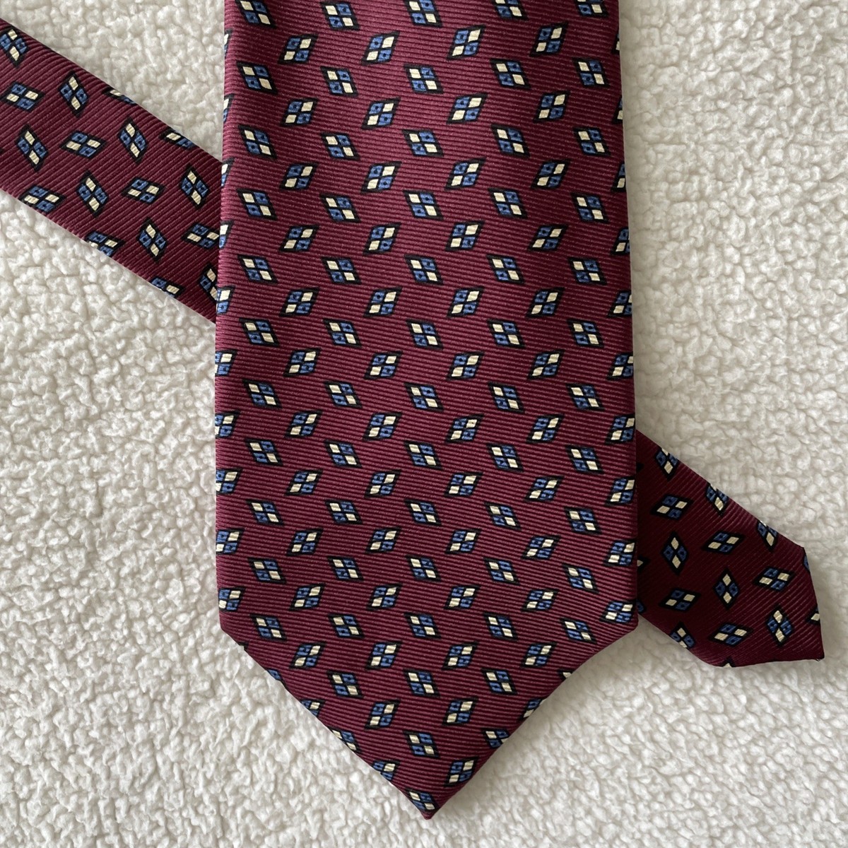 Ralph Lauren バーガンディ ネクタイ VINTAGE Polo Ralph Lauren Tie Mens Silk Necktie Maroon Burgundy