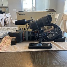 Canon XL H1 HDV 1080i Professional Camcorder 20x HD Video Lens Kit Boxed