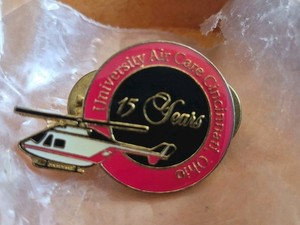 University Of Cincinnati UCM Medical EMS Helicopter Pin Pinback Ohio
