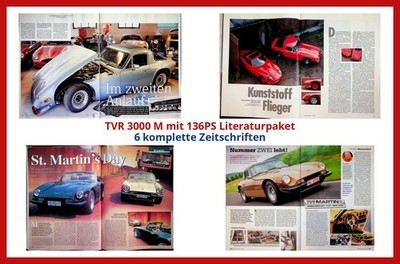 TVR 3000 M mit 136PS Literaturpaket - 6 komplette Zeitschriften