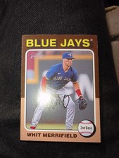 Whit Merrifield 2024 Topps Heritage #359 Flip Stock SSP /5 Toronto Blue Jays