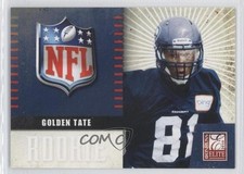 2010 Donruss Elite NFL Shield 55/999 Golden Tate #16 Shield 0a1