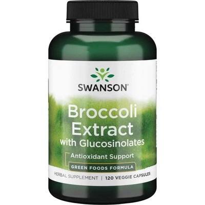 Swanson-Brokkoli-Extrakt mit Glucosinolaten 600 mg 120 vegetarische Kapseln
