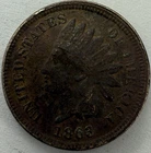 1863 Indian Head Cent Exact Coin Imaged #IND1505