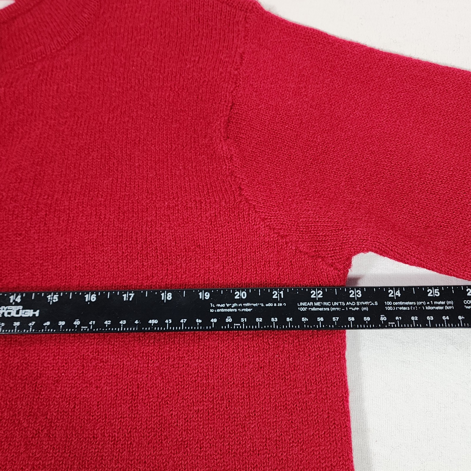 Talbots Wool Jacket Holiday Red Toggle Button Sz … - image 13