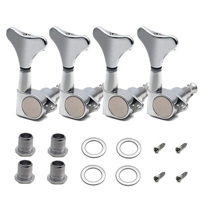 MAXCHEER Guitar Bass Tuners Bass Guitar Tuning Keys,Ratio Headstock Sealed Ma...