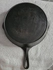 Vtg Wagner Ware Sidney -0- #9c High Logo Cast Iron Skillet w/Heat Ring ~ c.1922
