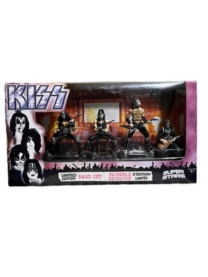 【KISS】LIMITED EDITION BAND SET フィギュア KISS LIMITED EDITION BAND SET SUPER STARS Kiss band hard rock