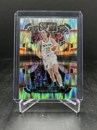 2024 Panini Select WNBA Caitlin Clark RC Rookie Concourse Silver Flash #72