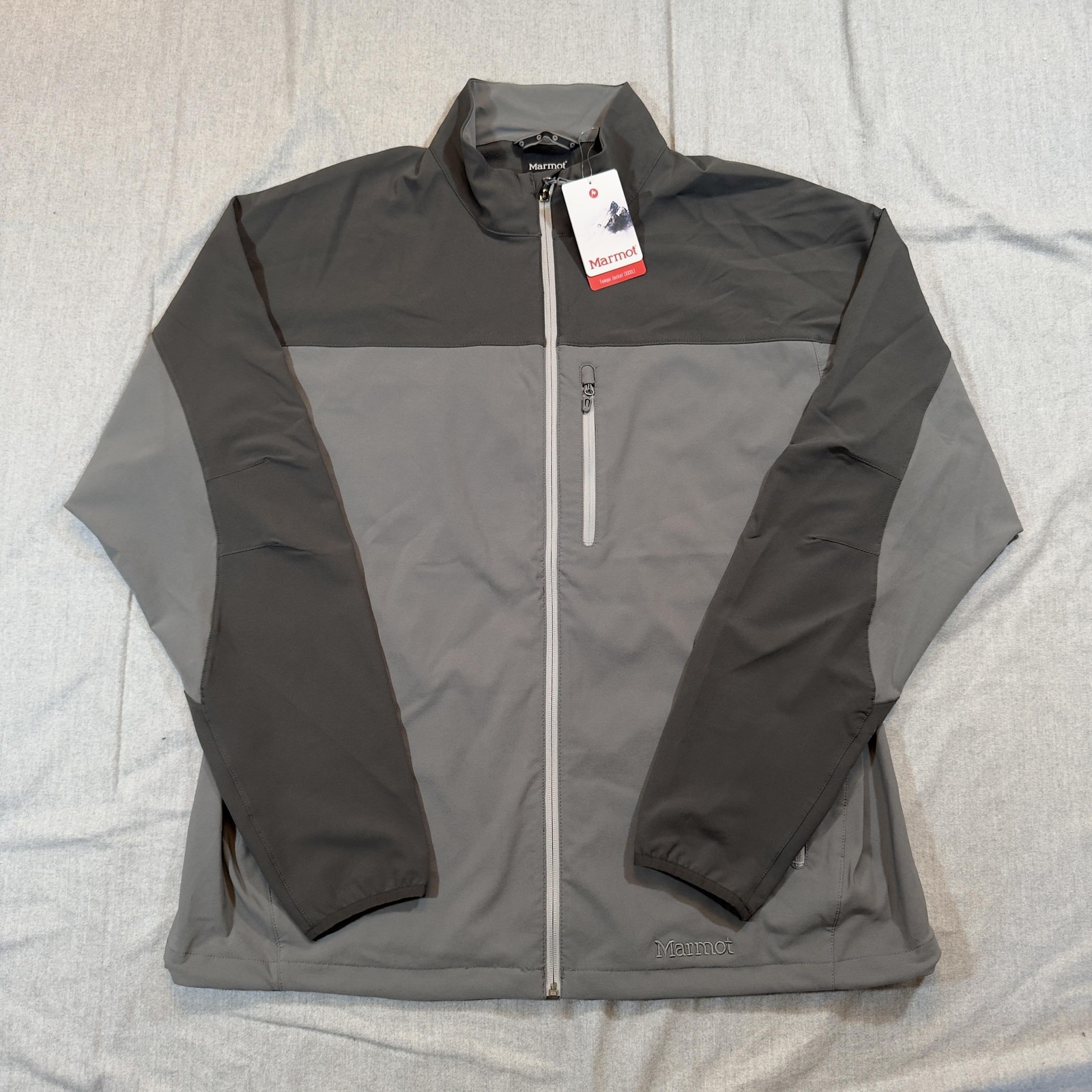 Marmot Tempo Jacket Mens 3XL Gray Cinder Dark Granite Softsh