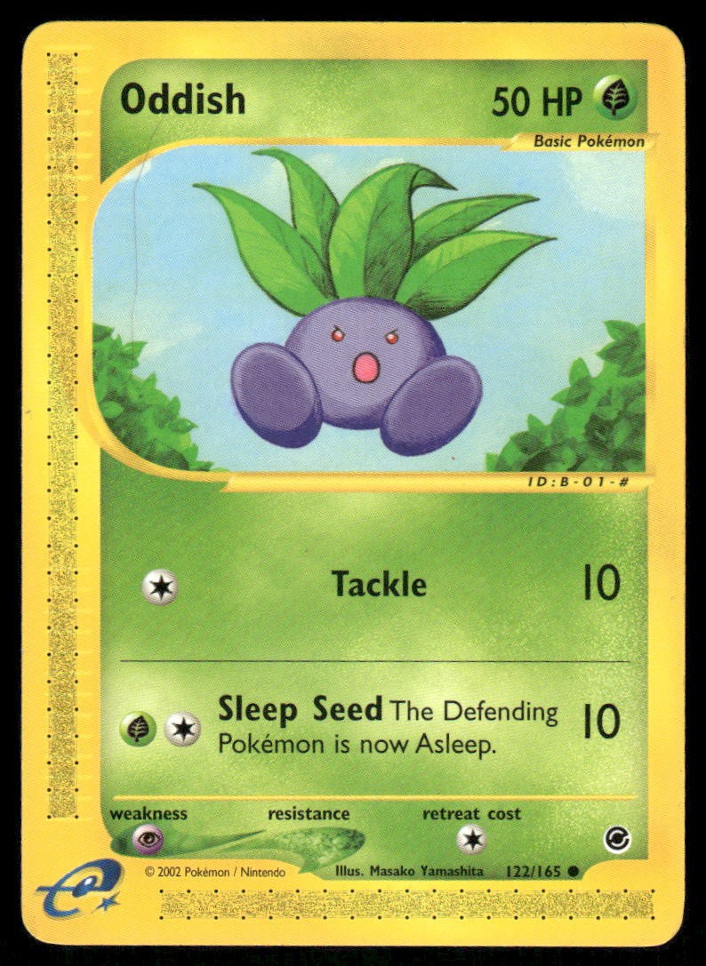 Oddish 122/165 - Expedition Base Set - Common LP