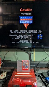 American Gladiators Nintendo Entertainment System NES Cleaned and Tested Works