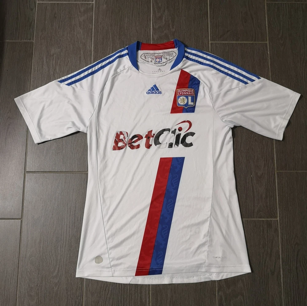 Vintage Retro 2010/11 Olympique Lyonnais Trikot Größe: L Fußball Streatwear Fans