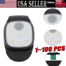 USB Rechargeable LED Lights Running Lights Light Weight Clip on Safety Lights