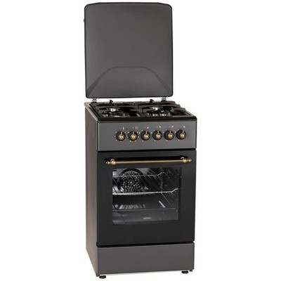 5903151081230 MPM MPM-56-KRM-13 Gas-/Elektroherd Schwarz MPM