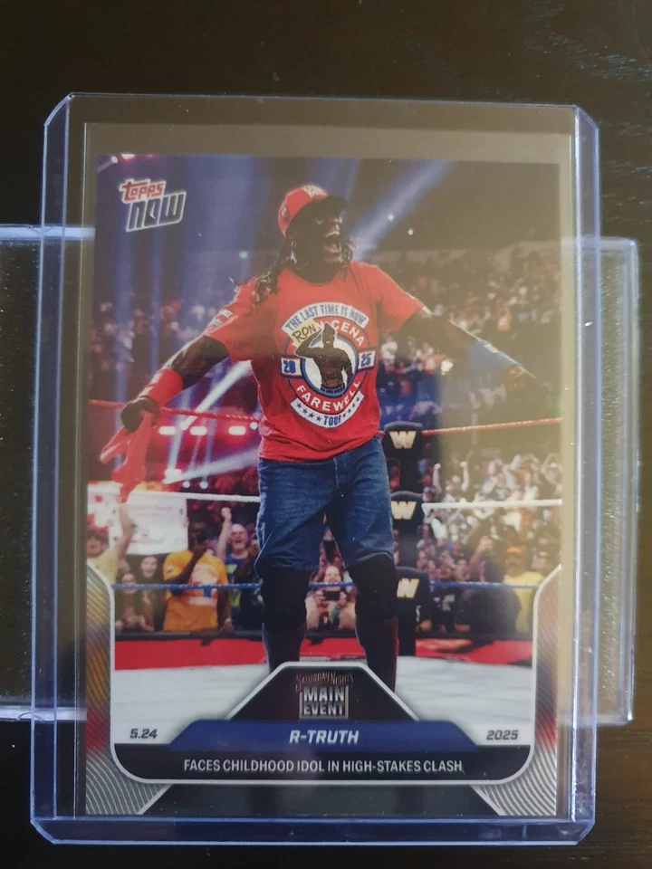 2025 WWE Topps Now #55 R-Truth - Faces Childhood Idol In High-Stakes Clash - Image 2 of 4