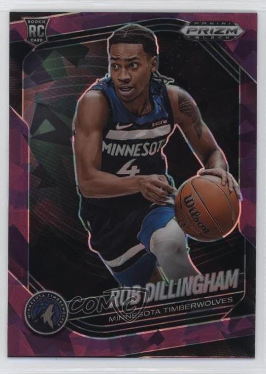 2024-25 Panini Prizm Black Purple Ice Prizm 122/149 Rob Dillingham #39 go9