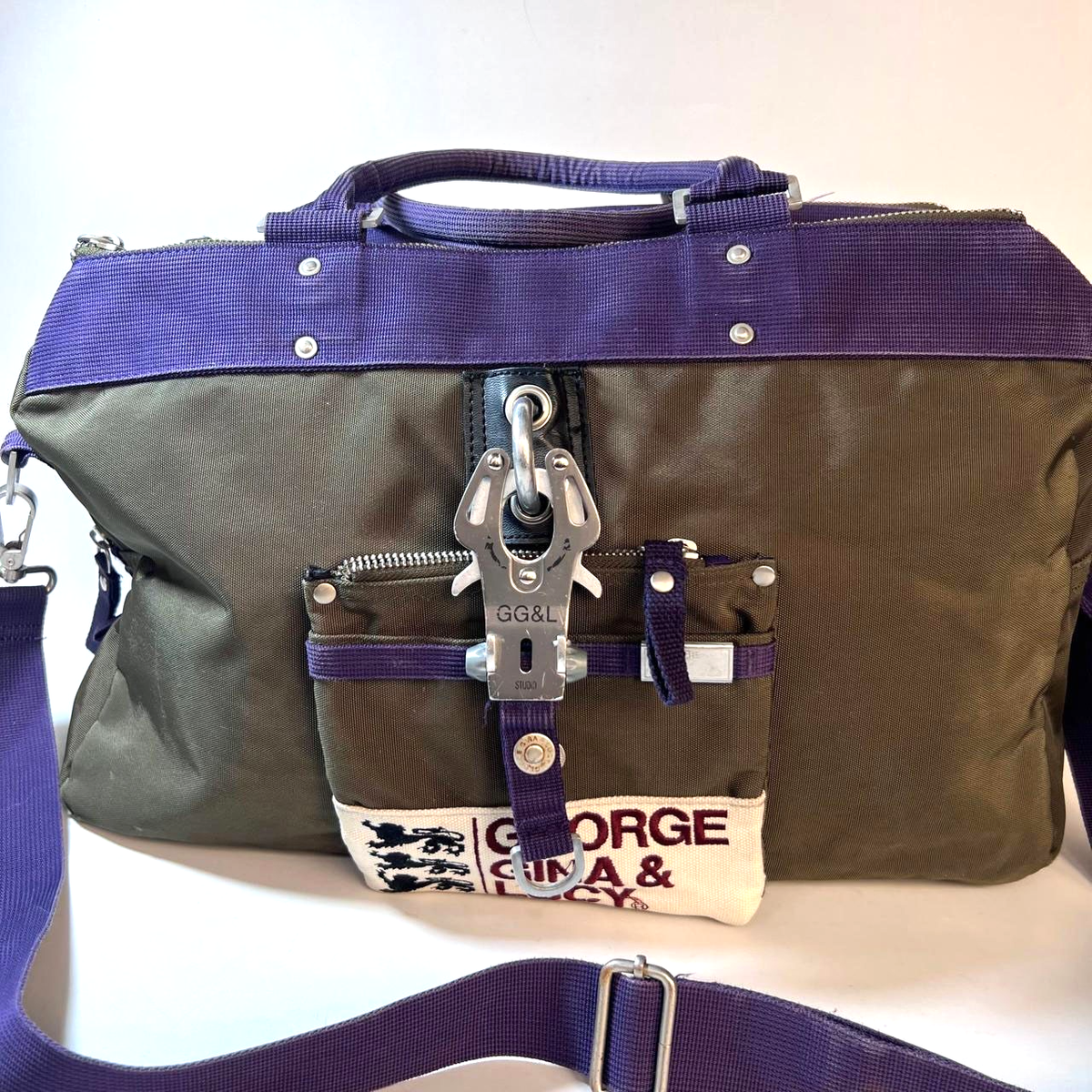 George Gina Lucy Vtg Y2K Bakerboy Avant-Garde Style Shoulder Bag