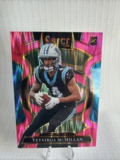 Tetairoa McMillan 2025 Panini Select Pink Prizm Shock #44 RC Panthers