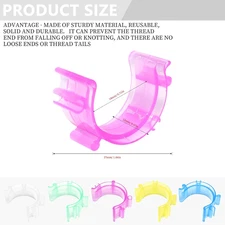 85 Pcs Sewing Bobbin Clips Bobbin Holder Clips Colorful Bobbin Holder Clamps ...