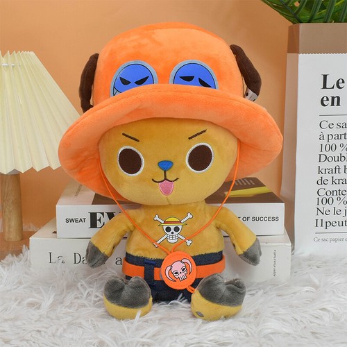 12" One Piece Plush Toys Orange Tony Tony Chopper Soft Stuffed Doll Xmas Gifts - Picture 1 of 14