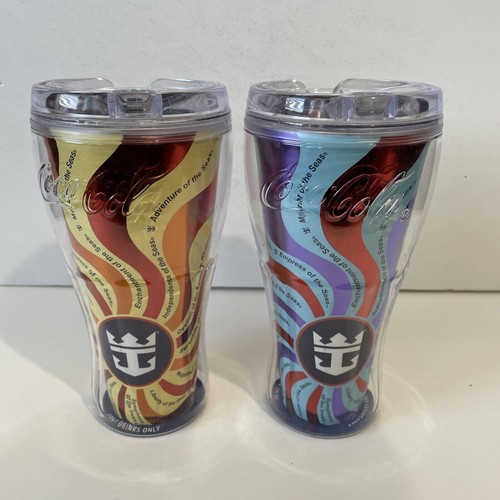 Royal Caribbean Cruise Coca-Cola Freestyle Cups Lot Of Two