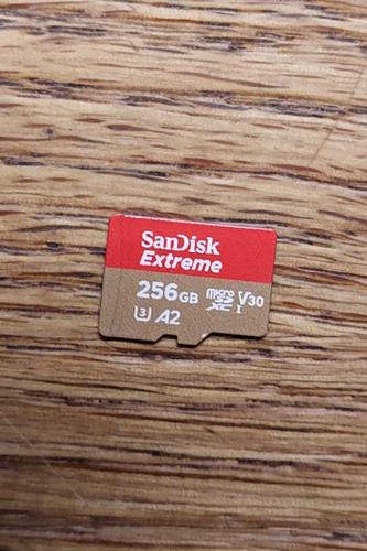 256GB Sandisk Extreme Micro SD Card