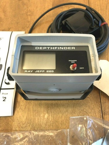 Ray Jeff Jefferson 225 Pesca Profondità Computer Microcomputer Finder e Accessori - Foto 4 di 10