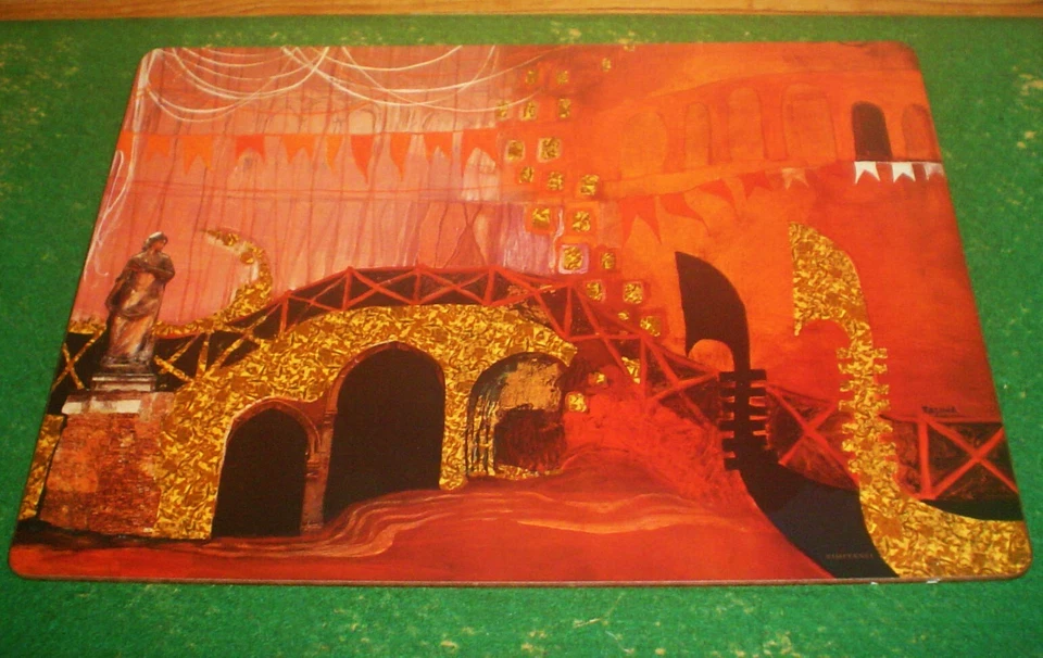 4  PIMPERNEL ROSINA WACHMEISTER SCENES OF VENICE LARGE PLACEMATS - Image 4 of 4
