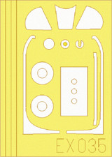 Eduard Mask 1/48 P-51D Mustang Mask for Tamiya EUEX 035