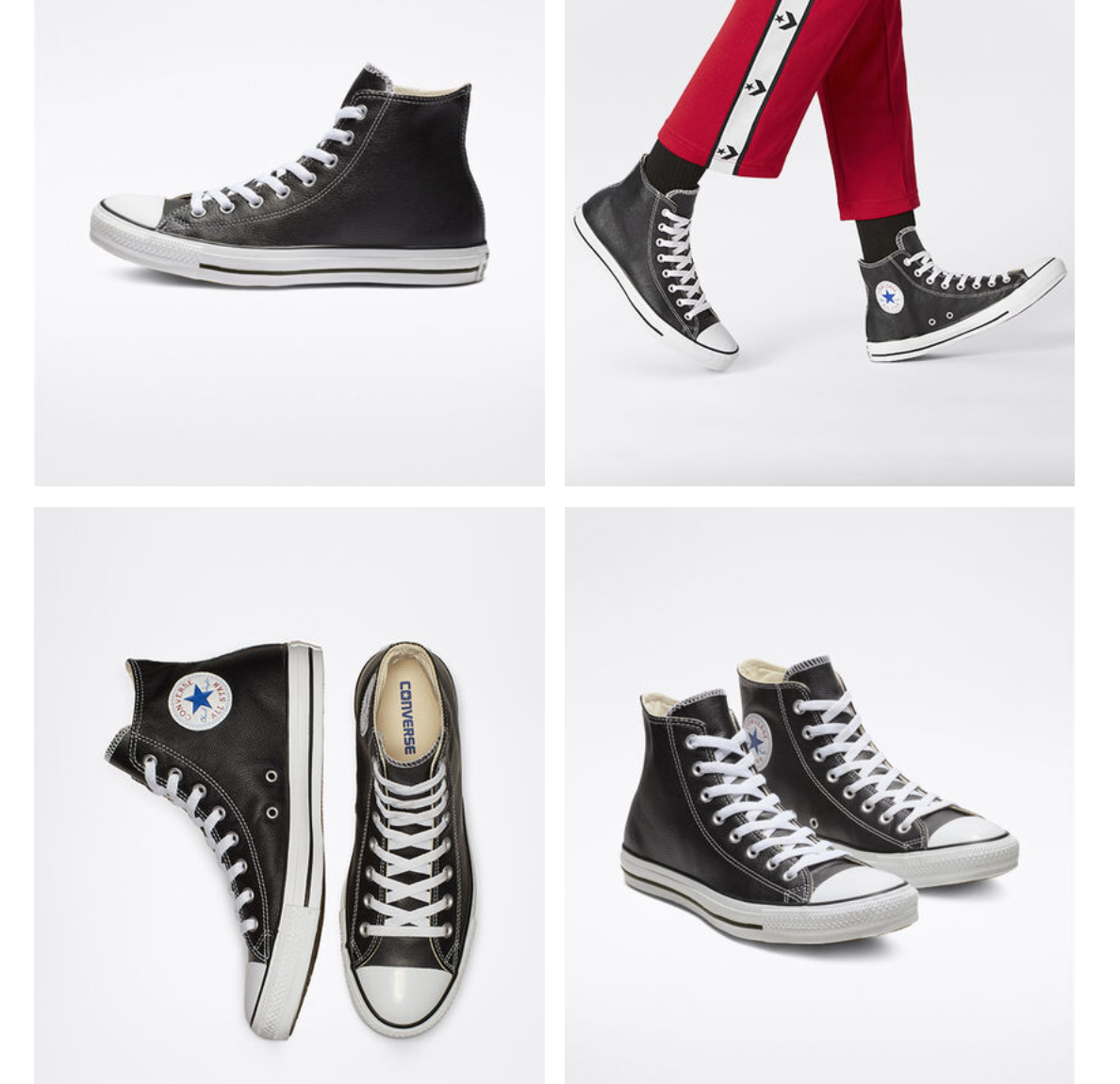 NEW MEN'S CONVERSE Chuck Taylor All Star Leather Boots Shoes