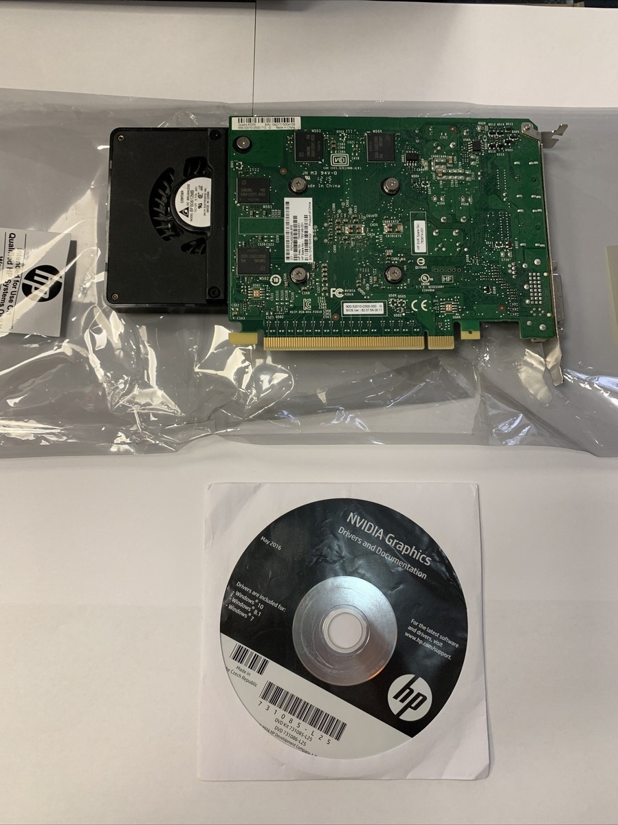 Carte Graphique HP NVIDIA QUADRO K2200 4Go GDDR5 PCI-E 2.0 X16 – Deux Ports DisplayPort – Occasion Garantie 1 An