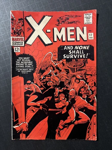 X-Men #17 (Feb 1966, Marvel) LOW / MID GRADE - SILVER AGE VINTAGE COMIC BOOK