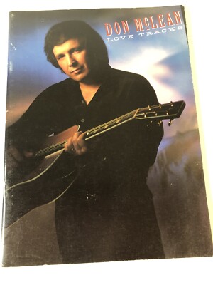 Don McLean Love Tracks Sheet Music Book 1988 Belwin Chords Vocal Piano 