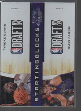 TYREKE EVANS/OMRI CASSPI  2010-11 CONTENDERS PATCHES STARTING BLOCKS  #20