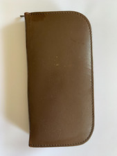 Vintage Men's Travel Care Kit - Zippered Case - Swank leather - 7 tools