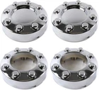 Set of 4 New Chrome 4x4 Wheel Center Caps Replacement for 2005-2018 F250 F350 SR