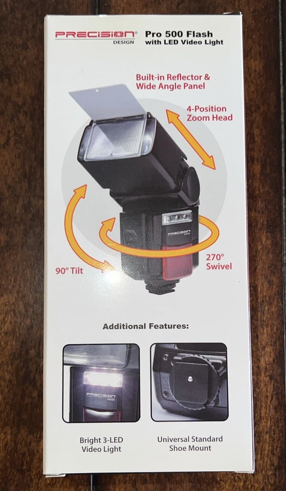 Precision Design Pro 500 Electronic Universal Flash For Cameras - Image 2 of 4