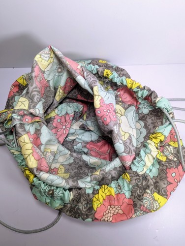 Mochila Mochila de tela con diseño de flores retro salvajes 15" - Imagen 4 de 4