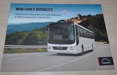 MAN Lion's InterCity Bus Brochure Prospekt RU