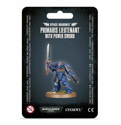 Space Marines Primaris Lieutenant with Power Sword - Warhammer 40k - New! 48-84C