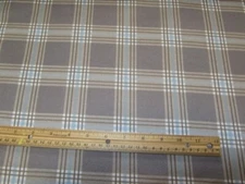 2 Yards Gray/Blue Riley Blake Plaid Flannel Fabric