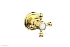 Phylrich 500-35/024 Volume Control/Diverter Trim Cross Handle SATIN GOLD New!