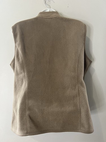 Karen Scott Sport Full Zip Zeroproof Fleece Vest Sweater Womens PL Brown Cassis - Picture 2 of 18