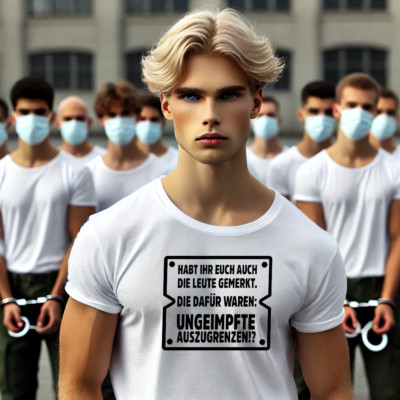 Habt ihr euch auch die Leute gemerkt,die dafür waren,Ungeimpfte auszugre T-Shirt